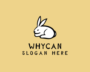 Pet Shop - Rabbit Animal Cartoon logo design