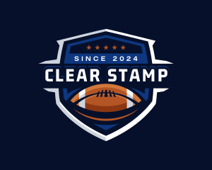 Sport American Football Shield logo design