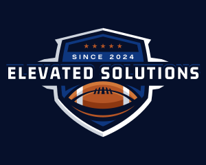 Sport American Football Shield logo design