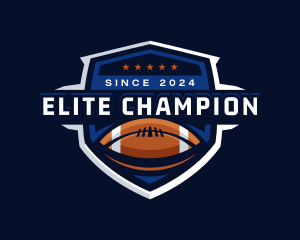 Champion - Sport American Football Shield logo design
