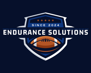 Sport American Football Shield logo design