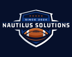 Sport American Football Shield logo design