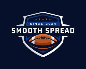 Sport American Football Shield logo design