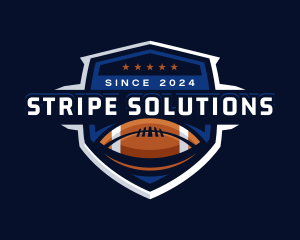 Sport American Football Shield logo design