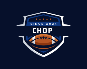 Varsity - Sport American Football Shield logo design