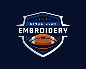 Sport American Football Shield logo design