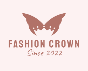 Royal Butterfly Crown  logo design