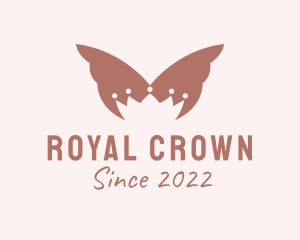 Royal Butterfly Crown  logo design