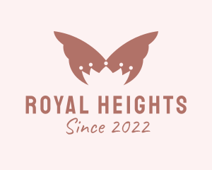 Royal Butterfly Crown  logo design