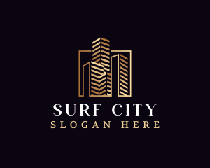 Luxury Real Estate City logo design