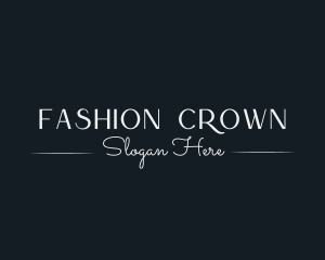 Luxury Fashion Boutique logo design