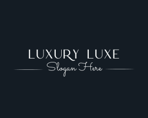 Luxury Fashion Boutique logo design