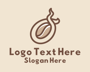 Drip Coffee - Coffee Bean Roast logo design