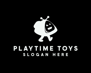 Toys - Walking TV Robot logo design