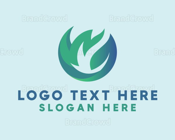 Letter W Plant Logo