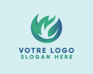 Plant - Letter W Plant logo design