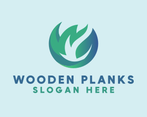 Letter W Plant logo design