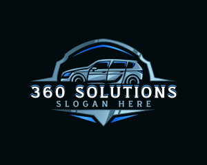 Modern Car Automobile Emblem logo design