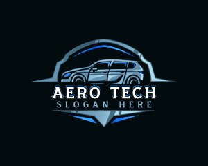 Modern Car Automobile Emblem logo design