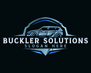 Modern Car Automobile Emblem logo design