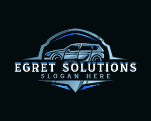 Modern Car Automobile Emblem logo design