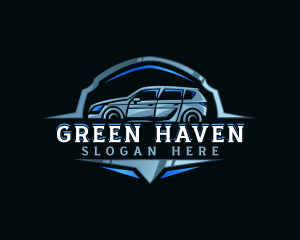 Modern Car Automobile Emblem logo design