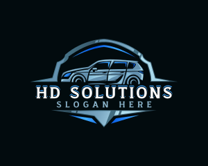 Modern Car Automobile Emblem logo design