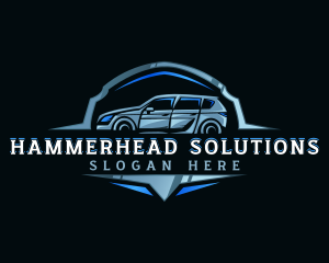 Modern Car Automobile Emblem logo design