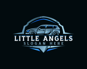 Modern Car Automobile Emblem logo design