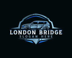 Modern Car Automobile Emblem logo design