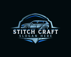 Modern Car Automobile Emblem logo design