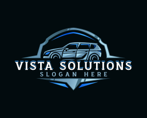 Modern Car Automobile Emblem logo design