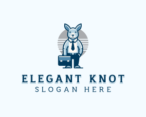 Rabbit Necktie Employee logo design