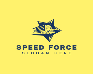 Star Truck Speed logo design