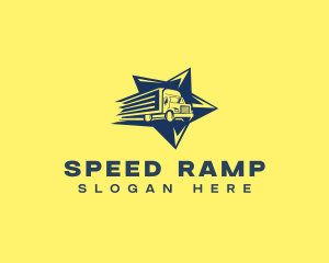 Star Truck Speed logo design