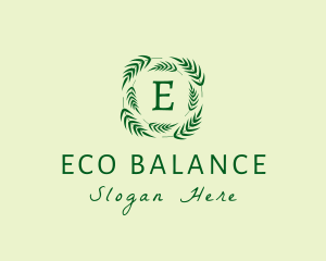 Eco Palm Leaves logo design