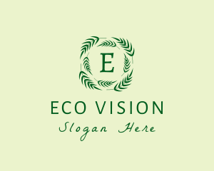 Eco Palm Leaves logo design