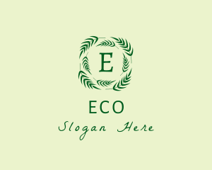 Eco Palm Leaves logo design