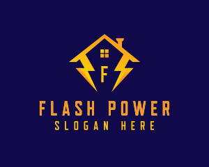 Lightning Bolt Electrician logo design