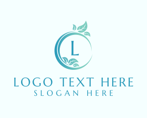 Circle - Organic Leaf Garden logo design