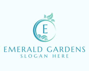 Organic Leaf Garden logo design