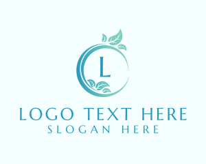 Round - Organic Leaf Garden logo design