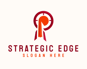 Strategy - Business Target Letter P logo design