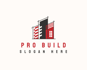 Construction Building Architecture logo design