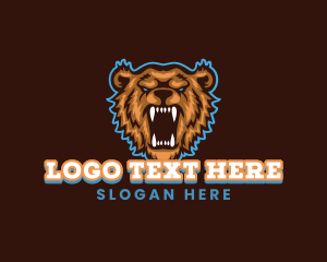 Savage - Grizzly Bear Gaming logo design