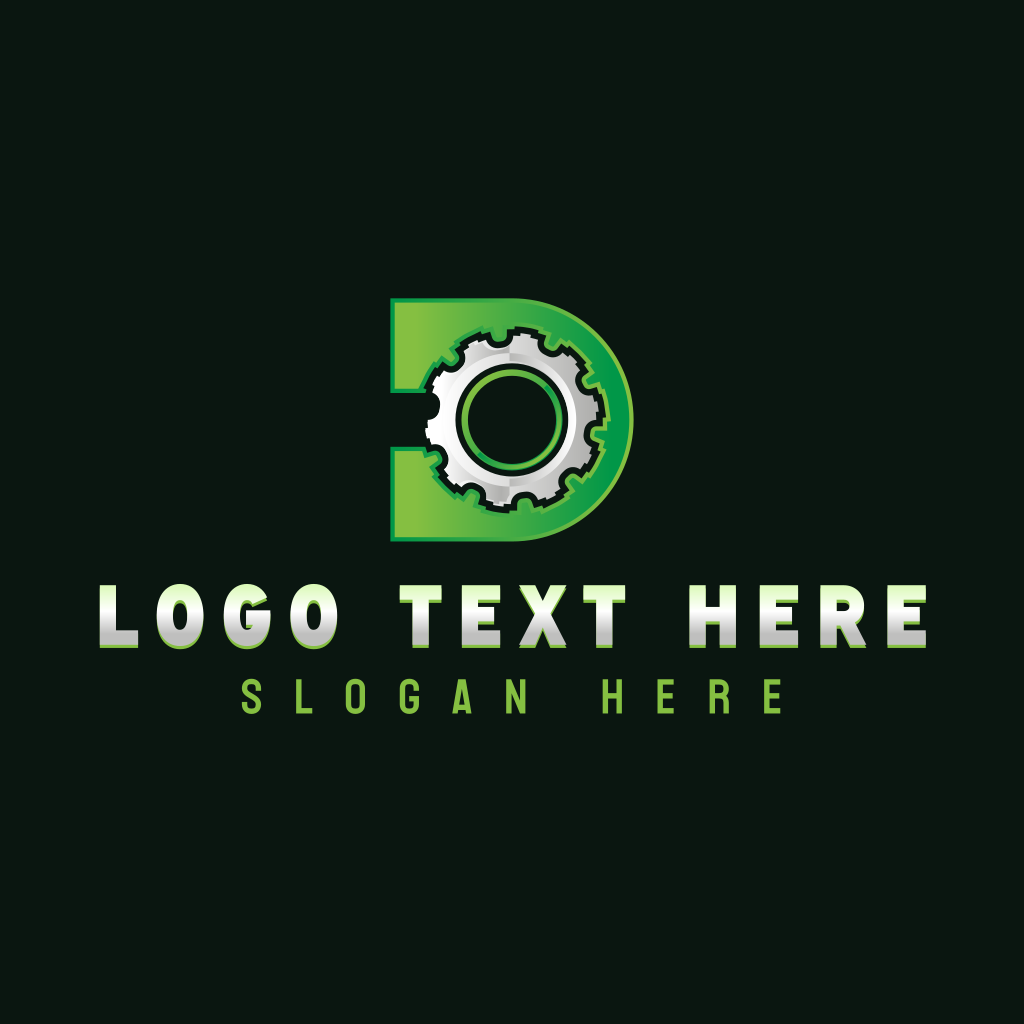 Cogwheel Gear Letter D Logo | BrandCrowd Logo Maker