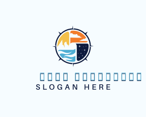 Ocean - Travel Adventure Tourism logo design