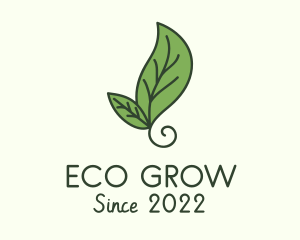 Natural Eco Leaf logo design