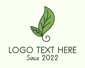 Grow - Natural Eco Leaf logo design