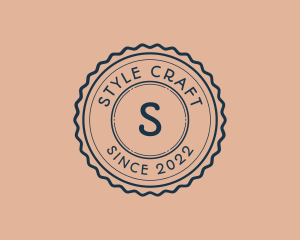 Hipster Handmade Crafts logo design